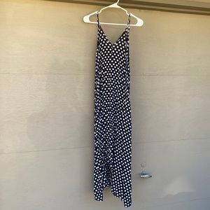 Polka dot maxi dress. Size medium